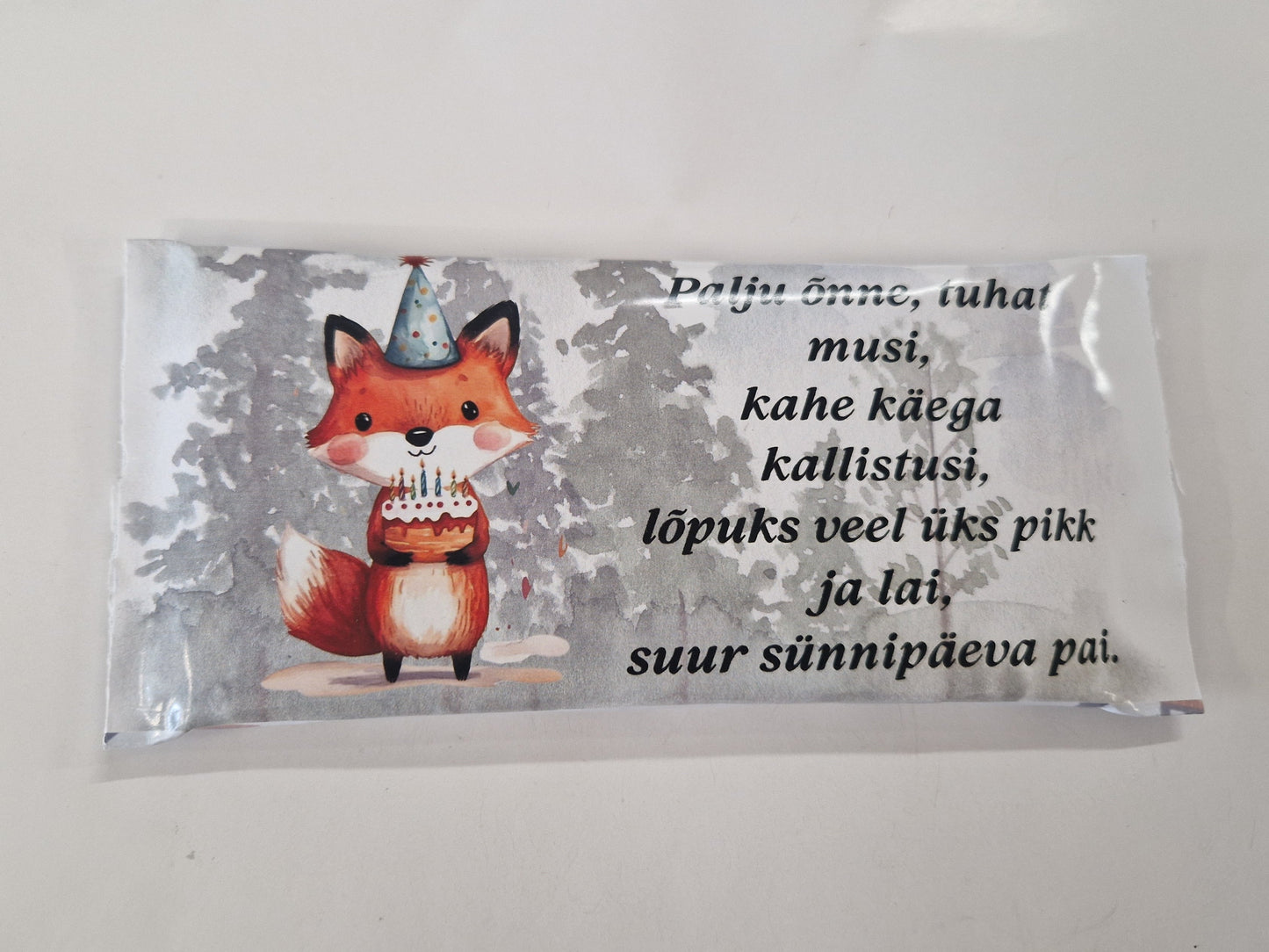 100g šokolaad ümbrisega (vali enda lemmik)