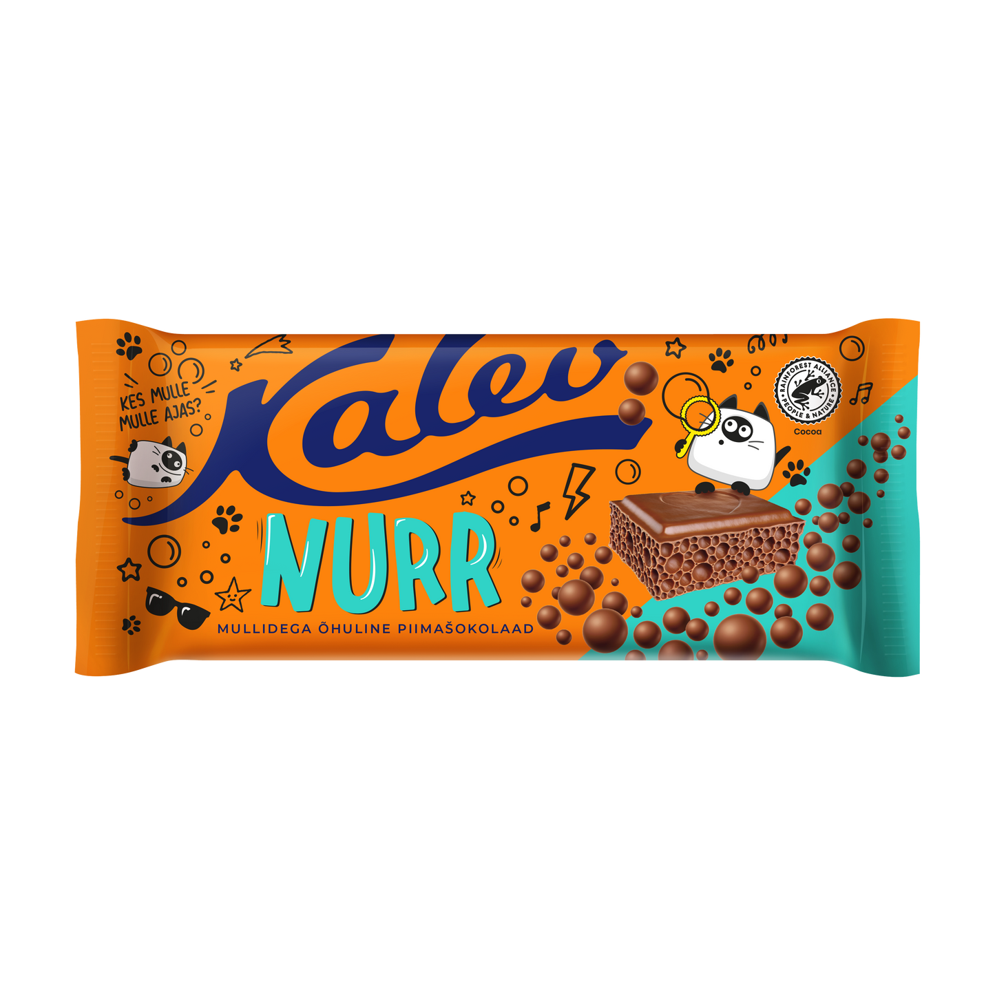 Kalev Nurr šokolaad, õhuline